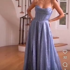 Blue gown from yesmiami